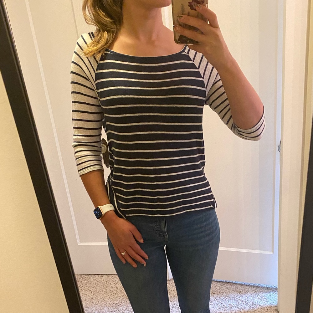 Striped Crew Neck Sweater